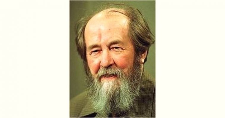 Aleksandr Solzhenitsyn Age and Birthday