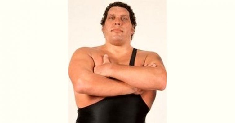 André the Giant Age and Birthday