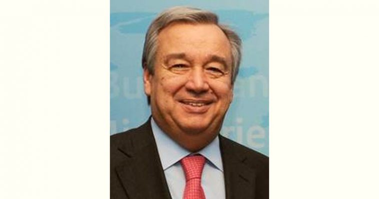 António Guterres Age and Birthday