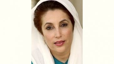 Benazir Bhutto Age and Birthday