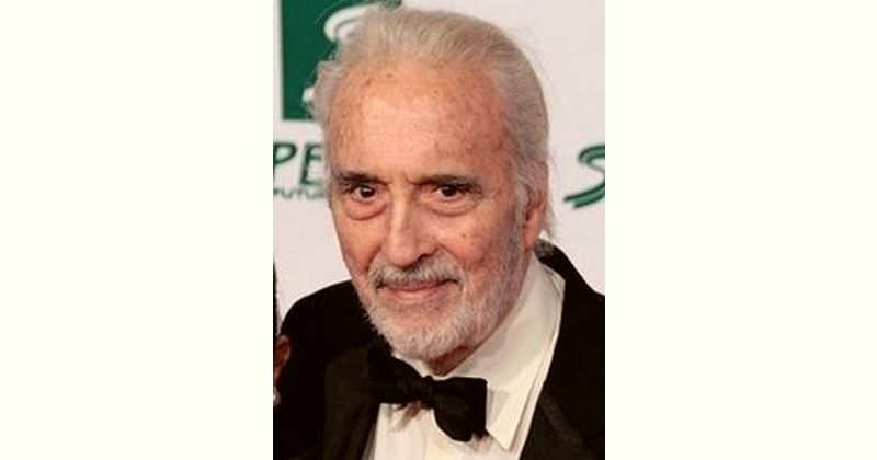 Christopher Lee Age and Birthday