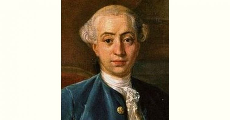 Giacomo Casanova Age and Birthday
