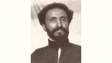Haile Selassie Age and Birthday