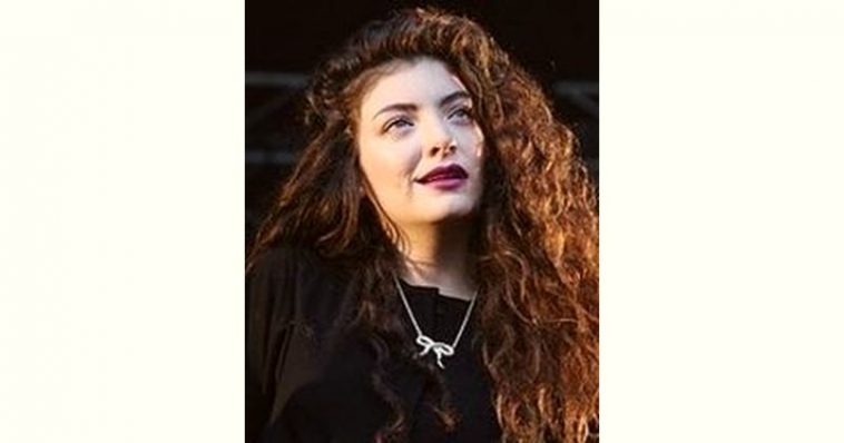 Lorde Age And Birthday BirthdayAge.com