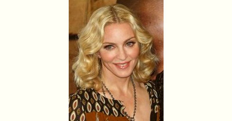 Madonna Age and Birthday