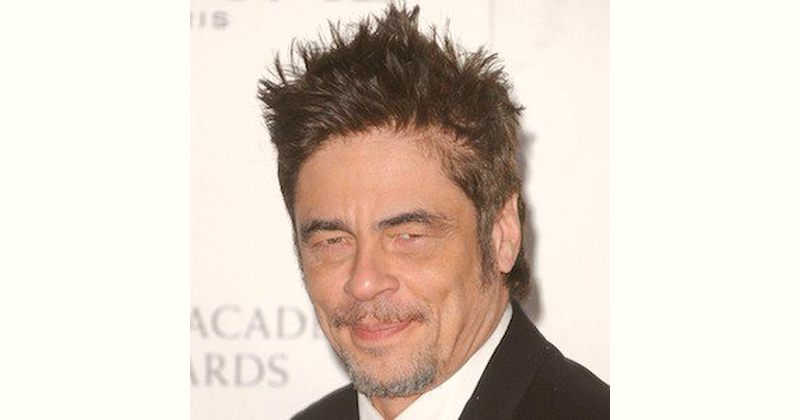 Movieactor Benicio Toro Age and Birthday