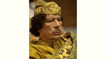 Muammar Gaddafi Age and Birthday