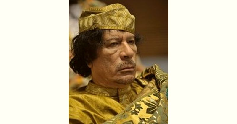 Muammar Gaddafi Age and Birthday