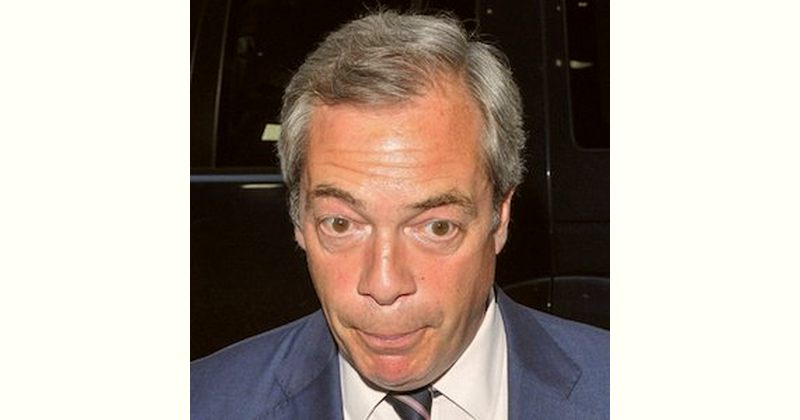 Nigel Farage Age and Birthday
