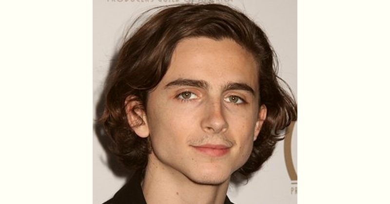 Timothee Chalamet Age and Birthday