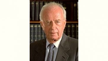 Yitzhak Rabin Age and Birthday